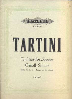TARTINI, G.: Teufelstriller= Sonate / G moll=Sonate.