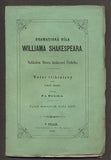 SHAKESPEARE; WILLIAM: VEČER TŘÍKRÁLOVÝ NEBO COKOLI CHCETE. - 1862.