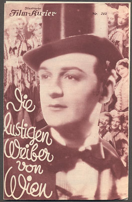 DIE LUSTIGEN WEIBER VON WIEN / VESELÉ DCERUŠKY PANA DVORNÍHO RADY. - 1931. Illustrierter Film-Kurier. Nr. 212.