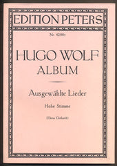 WOLF, HUGO: AUSGEWÄHLTE LIEDER.