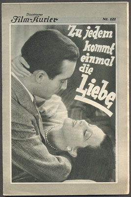 ZU JEDEM KOMMT EINMAL DIE LIEBE /JEDNOU KE KAŽDÉMU PŘIJDE LÁSKA. -   1930.  Illustrierter Film-Kurier. Nr. 121