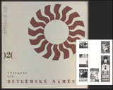 100 SECESNÍCH PLAKÁTŮ 1887 - 1914.  Katalog výstavy. Betlémské náměstí, červenec 1966.