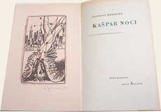 Zykmund - BERTRAND; ALOYSIUS: KAŠPAR NOCI. - 1947. Sign. lept ve front. VÁCLAV ZYKMUND; Atlantis sv. 66.