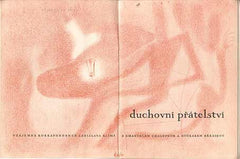 KLÍMA; LADISLAV: DUCHOVNÍ PŘÁTELSTVÍ. - 1940. Kresba na titulu FRNTIŠEK TICHÝ.