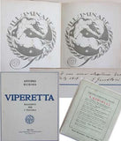 RUBINO; ANTONIO: VIPERETTA. - 1919. Racconto Illustrato per i Piccoli. Milano; Vitagliano. ilustrace ANTONIO RUBINO.