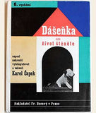 Teige - ČAPEK; KAREL: DÁŠEŇKA ČILI ŽIVOT ŠTĚNĚTE. - 1936. Obálka; typografie KAREL TEIGE. 6. vyd. /jc/