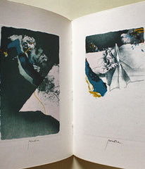 Roučka - KAFKA; FRANZ: DAS EHEPAAR. MANŽELÉ. - 1981. 8 celostr. sign. barev. litografi PAVEL ROUČKA.