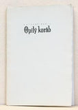 Tichý - RIMBAUD; JEAN ARTHUR: OPILÝ KORÁB. - 1964. Ilustrace FRANTIŠEK TICHÝ; ocelorytiny JOSEF HERČÍK.