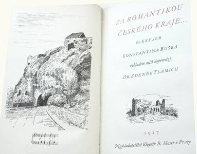 1927. 60 kreseb Konstantina Buška (hrady; zámky; zříceniny).