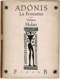 LA FONTAINE; JEAN DE: ADÓNIS. - 1948. Přeložil Vl. Holan; typo ZDENĚK SEYDL; il. KAREL POKORNÝ.