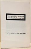 KORESPONDENCE HEINRICHA HEINEHO S KARLEM MARXEM. - 1936. Levá fronta; typo JIŘÍ FRIML.