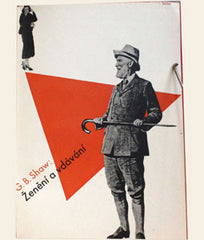 Sutnar - SHAW; BERNARD: ŽENĚNÍ A VDÁVÁNÍ. - 1931. DP. Obálka LADISLAV SUTNAR. Družstevní práce. /dp/
