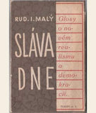 Čapek - MALÝ; RUDOLF INA: SLÁVA DNE. - 1925. Podpis autora. /jc/