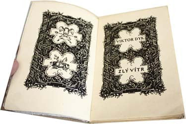 DYK; VIKTOR: ZLÝ VÍTR. - 1922.