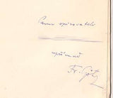 Kaplický - GÖTZ; FRANTIŠEK: PADAJÍCÍ HVĚZDY. - 1932. 1. vyd. Dedikace a podpis autora. Obálka JOSEF KAPLICKÝ.