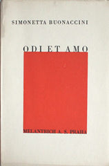 BUONACCINI; SIMONETTA: ODI ET AMO. - 1934. 1. vyd. Poesie sv. 11.