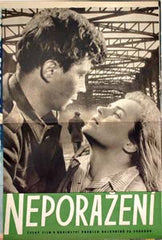 NEPORAŽENÍ. - 1956. Režie: Jiří Sequens; autor plakátu: anonym. 420x300.