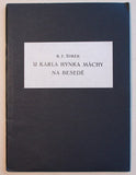 ŠIMEK; RUDOLF FRANTIŠEK: U KARLA HYNKA MÁCHY NA BESEDĚ. - 1936. 'Bibliofilní Edice OSTRAVA číslo sedmé.' Podpis autora. /Mácha/