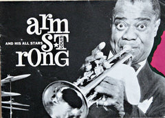 Armstrong - LOUIS ARMSTRONG V LUCERNĚ. - 1965. Propagační materiál vydaný u příležitosti pražského vystoupení. /60/