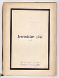 Orten - JIŘÍ JAKUB: JEREMIÁŠŮV PLÁČ. - 1941. 1. vyd.; soukromý tisk.