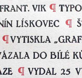 1921. Přeložil Josef Florian; il. FRANT. VIK.