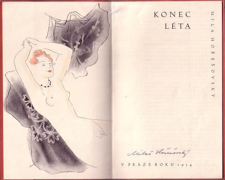 1934. Podpis autora; kresby A. V. HRSKA.