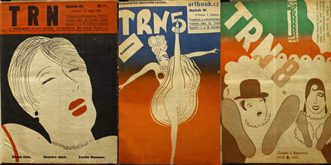 1928; roč. IV. 1929; roč. V. RYKR; HOFFMEISTER; BIDLO; TITTELBACH; TRÖSTER; ZELENKA /humor/satira/