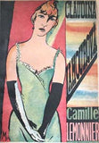 Mašek - LEMONNIER; CAMILLE: CLAUDINA LAMOUROVÁ. - 1925. Románová knihovna Aventina; sv. 11.; obálka VÁCLAV MAŠEK.