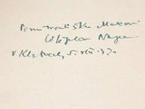 1936. I. vyd.; obálka a typo JINDŘICH ŠTYRSKÝ. Podpis autora dat. 1937.