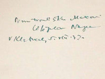 Štyrský - NEZVAL; VÍTĚZSLAV: ULICE GIT - LE - COEUR. - 1936. I. vyd.; obálka a typo JINDŘICH ŠTYRSKÝ. Podpis autora dat. 1937.