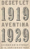 1929. Seznam knih vydaný k 15. září roku 1929.