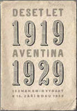 DESET LET AVENTINA. 1919 - 1929. - 1929. Seznam knih vydaný k 15. září roku 1929.