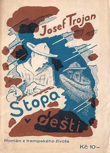 1929. Román z trampského života. Podpis autora.