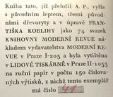 Kobliha - RACHILDE: NAMALOVANÁ ŽENA. - 1924. Moderní revue. Sign. lept FRANTIŠEK KOBLIHA; 150 výtisků; ruč. pap.