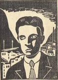 1921. Podpis JAROSLAVA SEIFERTA. Linoryty KAREL TEIGE. Prvotina J.S.