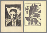 Teige - SEIFERT; JAROSLAV: MĚSTO V SLZÁCH. - 1921. Podpis JAROSLAVA SEIFERTA. Linoryty KAREL TEIGE. Prvotina J.S.