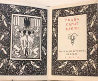 Kysela - PRAGA CAPUT REGNI. - 1913. Čísl. výtisk I/XVI z 500 exemplářů. Podpis F. KYSELY.