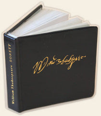 SHAKESPEARE; WILLIAM: SONETY. - 1986. Lyra Pragensis sv. 75. Celokožená vazba. Il. OLDŘICH KULHÁNEK. /Miniature edition/