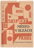 Teige - SEIFERT; JAROSLAV: MĚSTO V SLZÁCH. - 1923. 2. vyd. Obálka KAREL TEIGE. Signed by Seifert on title. Very good condition. REZERVACE