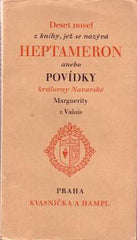 HEPTAMERON. - 1925. První sv. knižnice BYBLIS. Úprava Zd. GUTH.