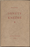 EISNER; PAVEL: SONETY KNĚŽNĚ. - 1945. 1. vyd.