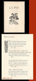 Kobliha - MATHESIUS; BOHUMIL: LI PO. - 1942. Klub 777 bibliofilů. Dřevoryty FRANTIŠEK KOBLIHA; úprava M. KALÁB. Podpisy