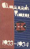 ALMANACH KMENE 1933-1934. - 1933. Úprava SLAVOBOJ TUSAR.