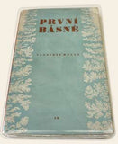 HOLAN; VLADIMÍR: PRVNÍ BÁSNĚ. - 1948. Triumf smrti; Vanutí; Oblouk; Kameni; přicházíš. Obálka P. TUČNÝ.