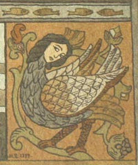 Bilibin - SKAZKA O IVANĚ - CAREVIČ; ŽAR PTICE I O SEROM VOLKE.  - 1901. St. Peterburg; bar. litografie I.J. BILIBIN. /q/