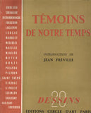 1951. 20 dessins. MATISSE; PICASSO; MASEREEL; MARQUET ad.