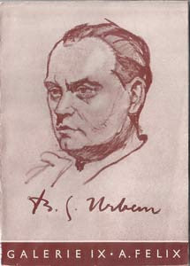 1940. Galerie sv. IX. Podpis a dedikace B. S. Urbana.
