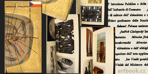 1960. JAN KOTIK; užité umění; sklo; textil; keramika; nábytek. /katalog/60/brusel/
