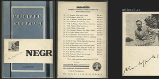 SOUPAULT; PHILIPPE: NEGR. - 1928. Obálka ADOLF HOFFMEISTER.