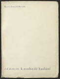 MIKLÍK; J. KONSTANTIN: K SVOBODĚ BÁDÁNÍ. - 1932. Stará Říše. Kurs sv. 29.